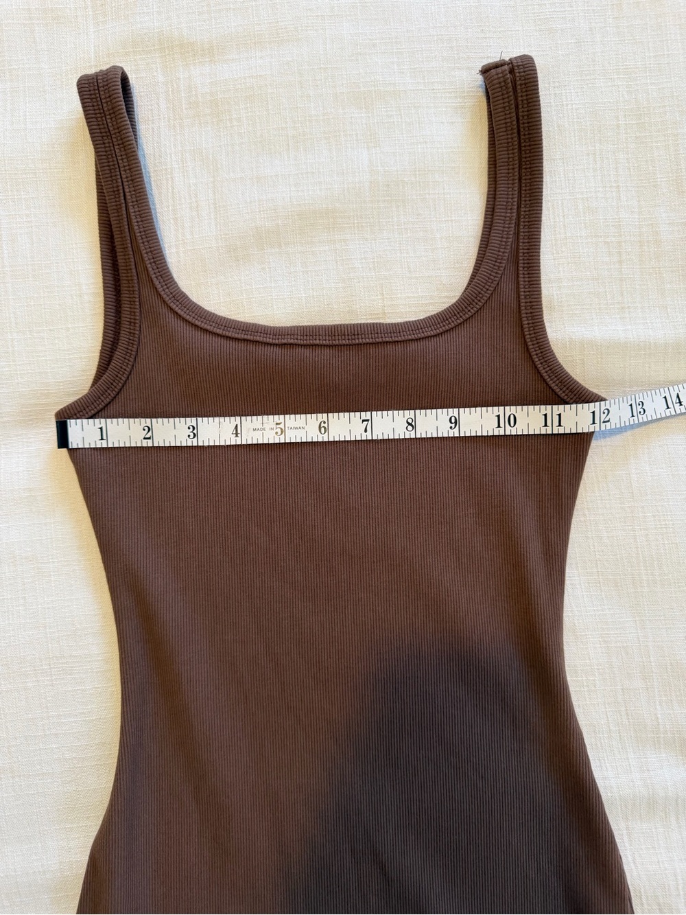 Bumpsuit Sculpting Rib Midi Dress Chocolate Brown Size XS - Picture 12 of 13